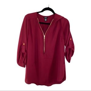 Maroon blouse